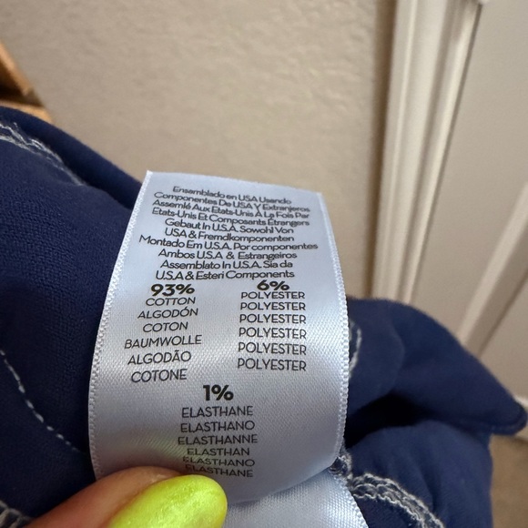 MOTHER Dark Blue Ruffle corduroy Skirt - Picture 6 of 9